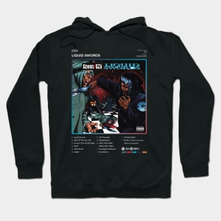 GZA - Liquid Swords Tracklist Album Hoodie